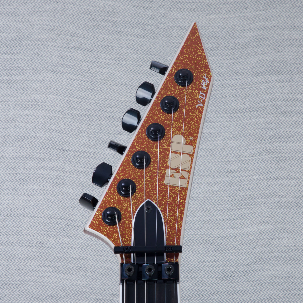 ESP USA V-II FR Electric Guitar - Rustic Copper Sparkle - #US24455 - Mint, Open Box