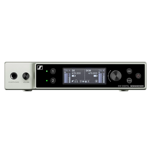 Sennheiser EW-DX EM 2 Two-Channel Digital Half-Rack Receiver - Q1-9 Band