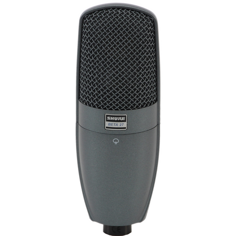 Shure BETA 27 Side-Address Condenser Instrument Microphone - New,Black
