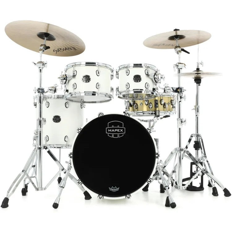 Mapex Saturn Rock 4-Piece Shell Pack - Satin White