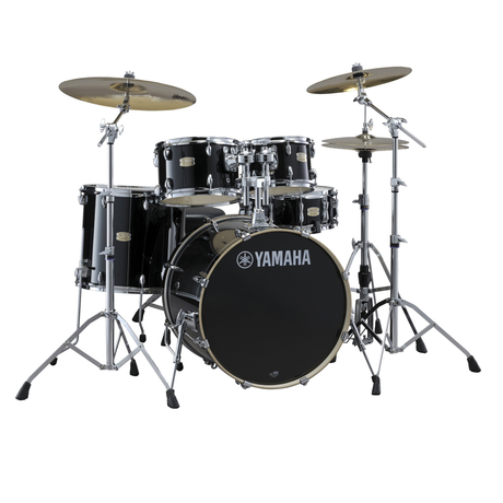 Yamaha Stage Custom Birch 5-Piece Shell Pack with 22-Inch Kick - Raven Black