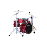 Ludwig Evolution 5-Piece Drum Kit with 20-Inch Kick - Crimson Sparkle