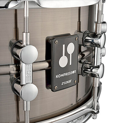 Sonor Kompressor Brass 14x5.75-Inch Snare Drum - Polished