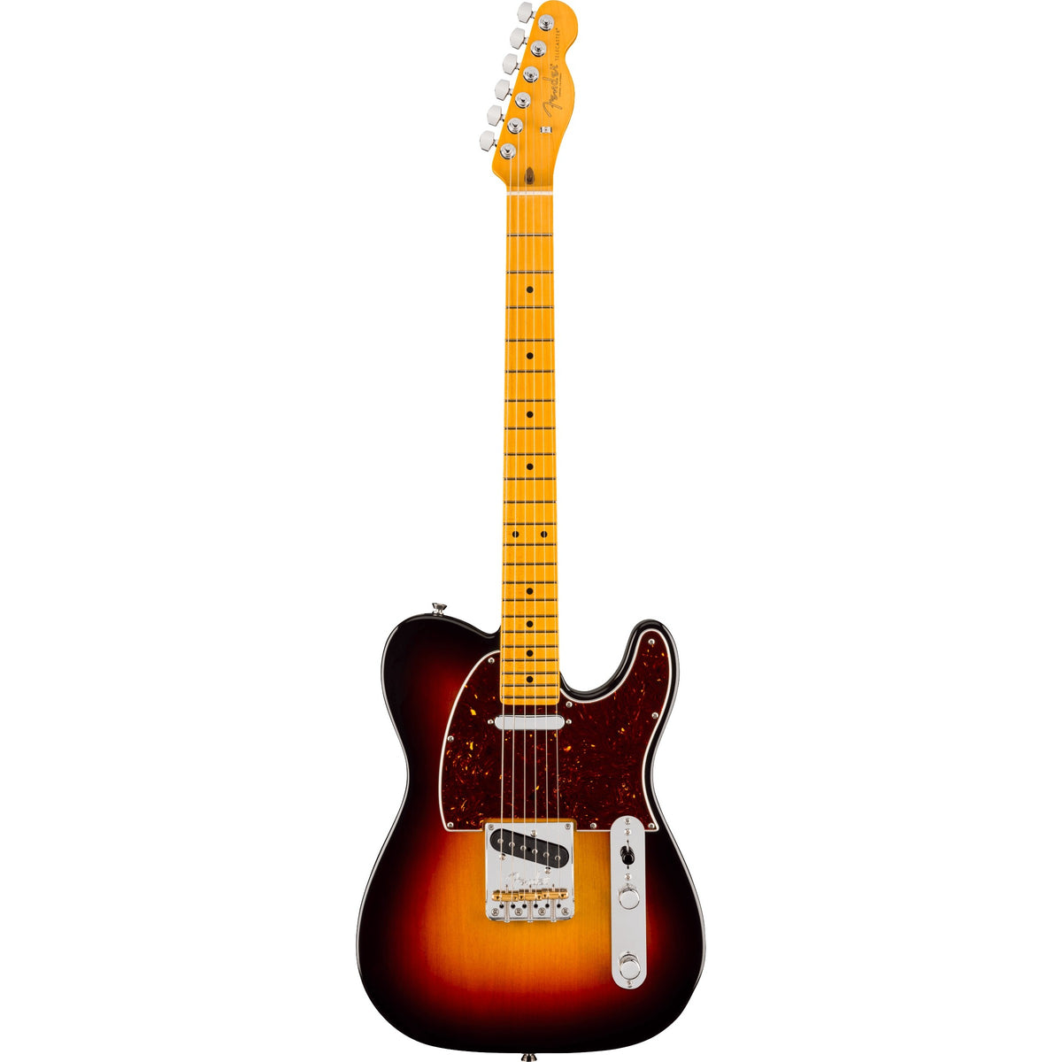Fender American Professional Telecaster Electric Guitar, Maple Fingerboard - 3-Color Sunburst