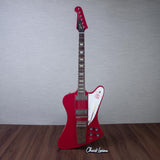 Gibson Custom Shop Murphy Lab 1963 Firebird V With Maestro Vibrola Electric Guitar - Light Aged Cardinal Red - #500233