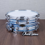Tama 6.5 x 14-Inch Starclassic Walnut/Birch Snare Drum - Blue and White Oyster