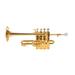 Schilke P5-4GP Four Valve Beryllium Bell Piccolo Trumpet - Gold Plated