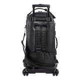 Gard 10-WBFLK Compact Triple Trumpet Wheelie Bag - Black Leather