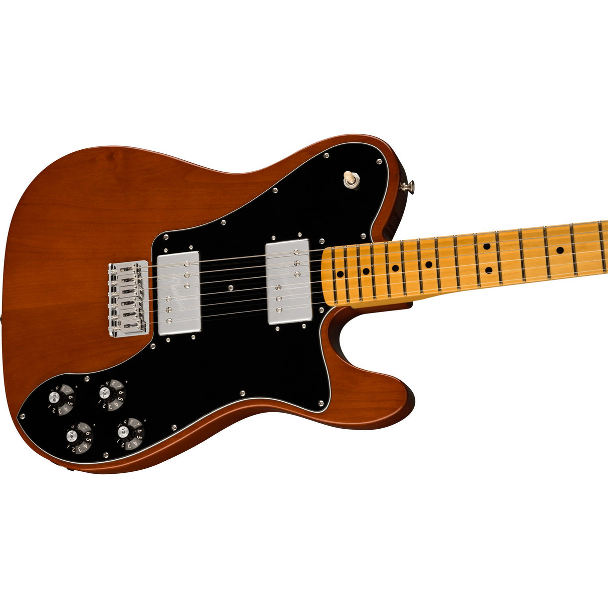 Fender American Vintage II 1975 Telecaster Deluxe Electric Guitar - Maple Fingerboard, Mocha - Mint, Open Box