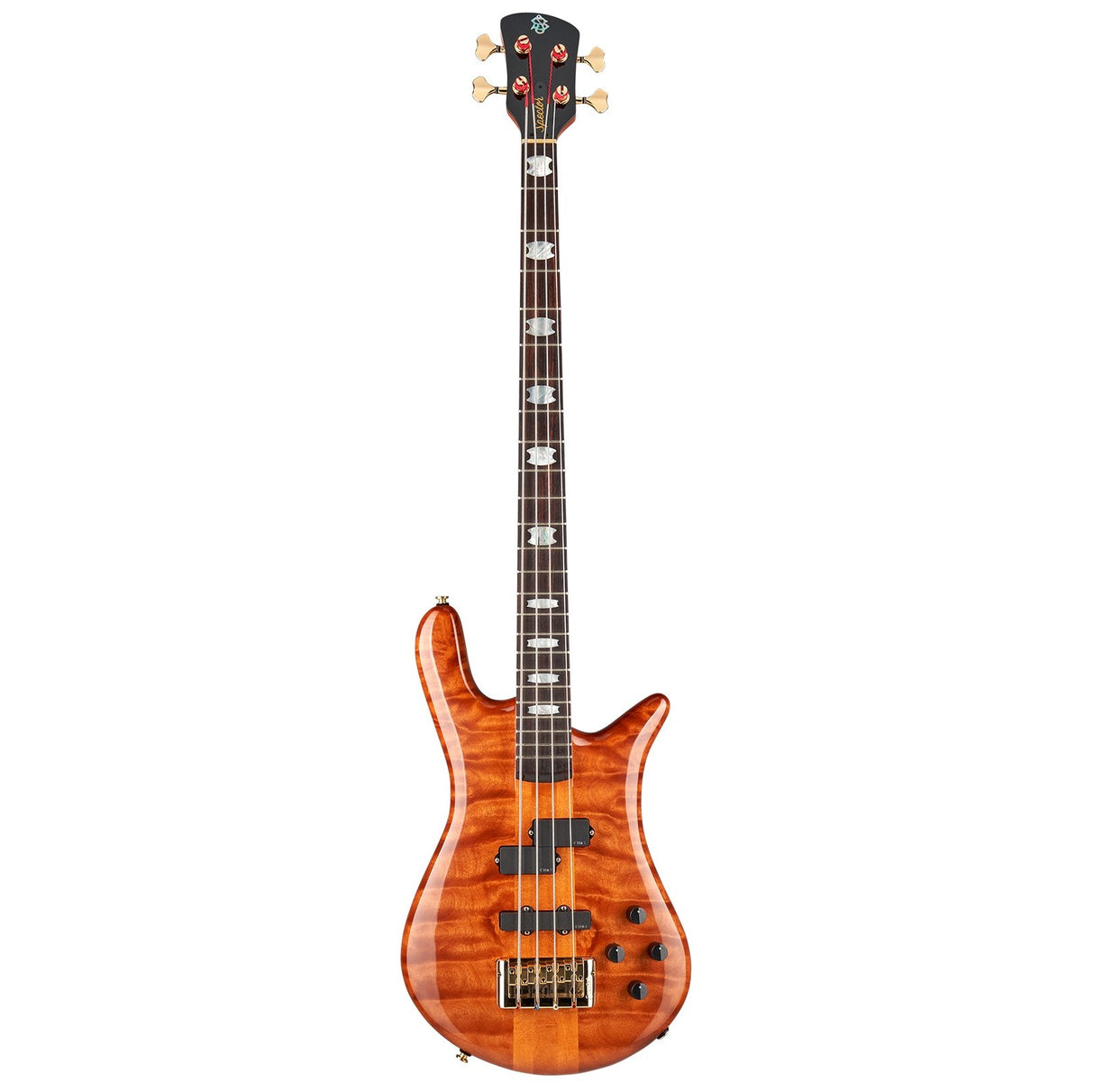 Spector Doug Wimbish Euro 4 DW Signature Electric Bass Guitar - Amber Stain Gloss