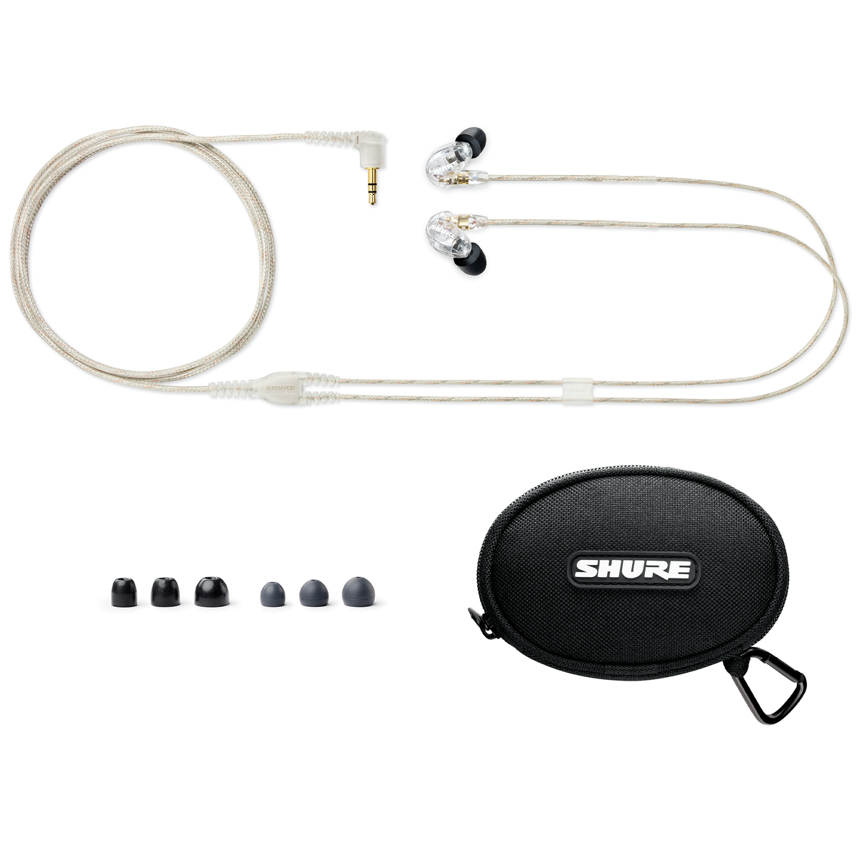 Shure SE215 Sound Isolating Earphones - Clear – Chuck Levin's Shure SE215 Sound Isolating Earphones - Clear – Chuck Levin's