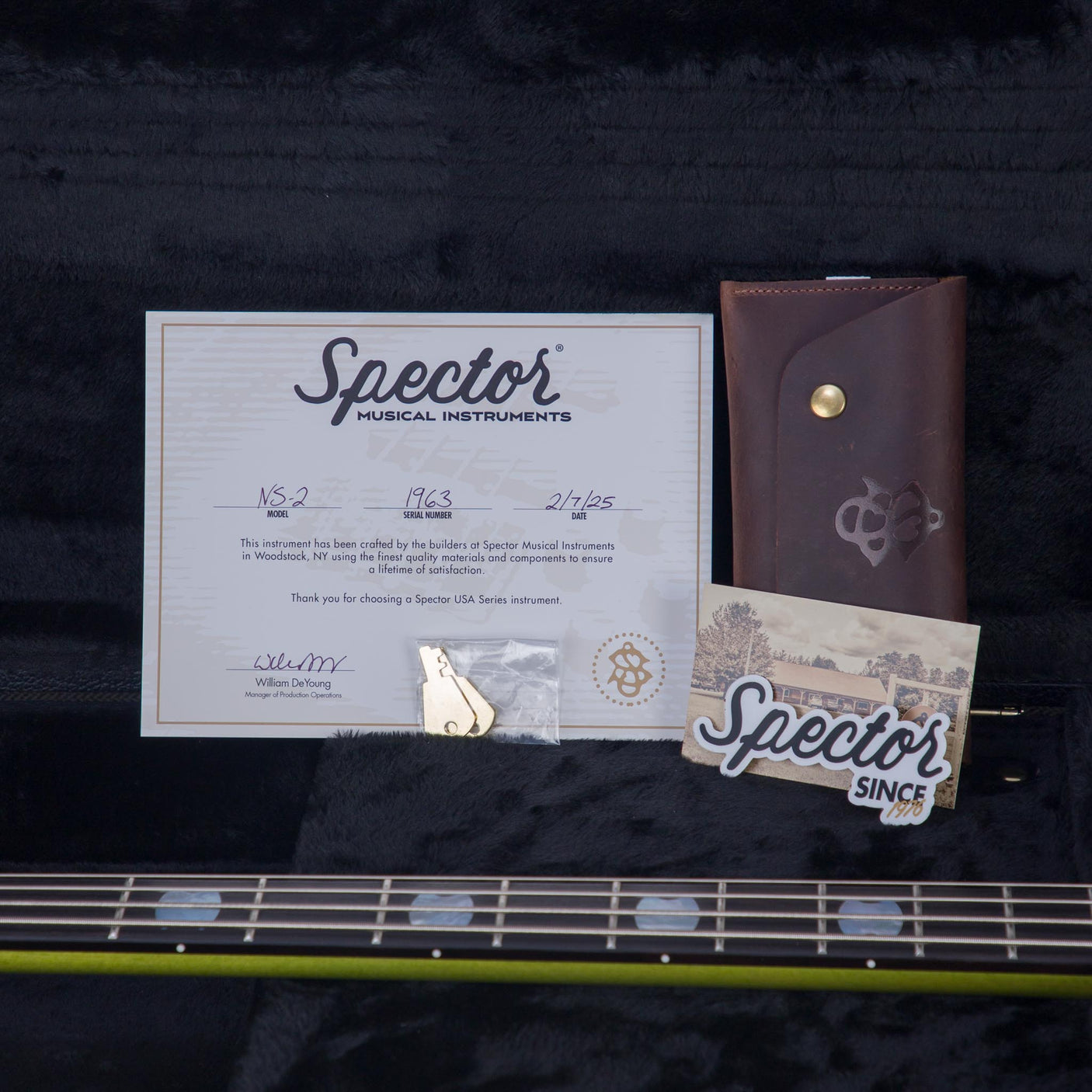 Spector USA NS-2 Electric Bass Guitar - Alien Glow - CHUCKSCLUSIVE - #1963