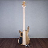 Spector Euro 5 LT Solid Korina Wings 5-String Electric Bass Guitar - Natural Satin - CHUCKSCLUSIVE - #NB23461