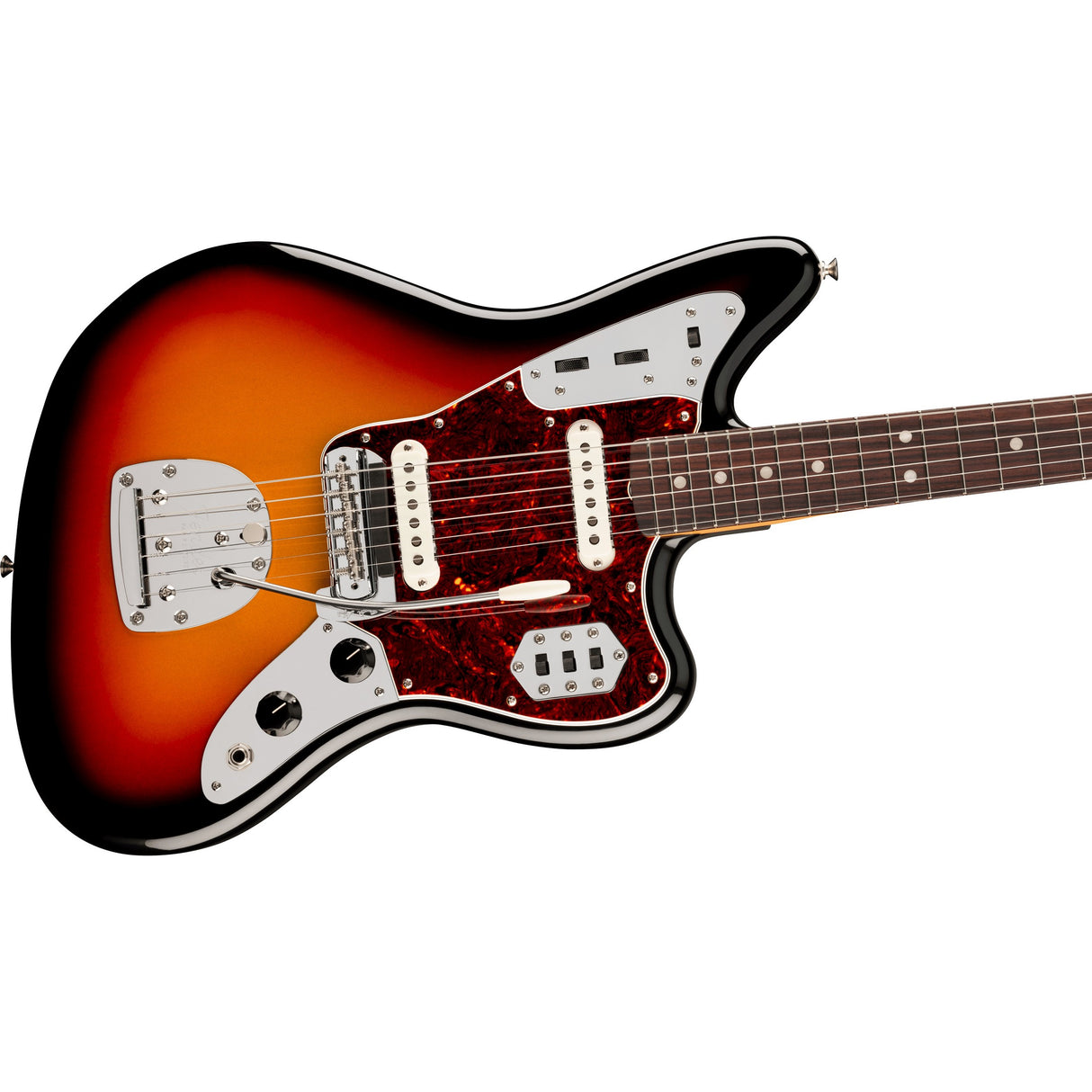 Fender Vintera III Mid '60s Jaguar Electric Guitar, Rosewood Fingerboard - 3-Color Sunburst