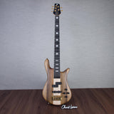 Spector Euro 5 LT Solid Korina Wings 5-String Electric Bass Guitar - Natural Satin - CHUCKSCLUSIVE - #NB23465
