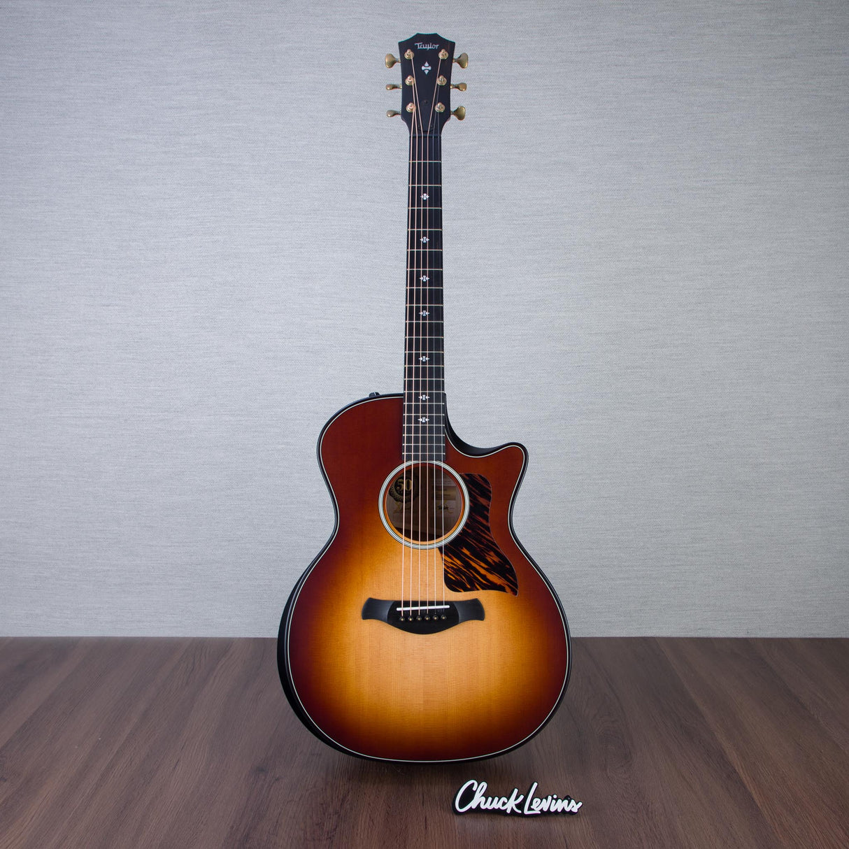 Taylor 50th Anniversary Builder's Edition 314 Ash/Spruce Acoustic Electric Guitar - Kona Burst - #1202264056