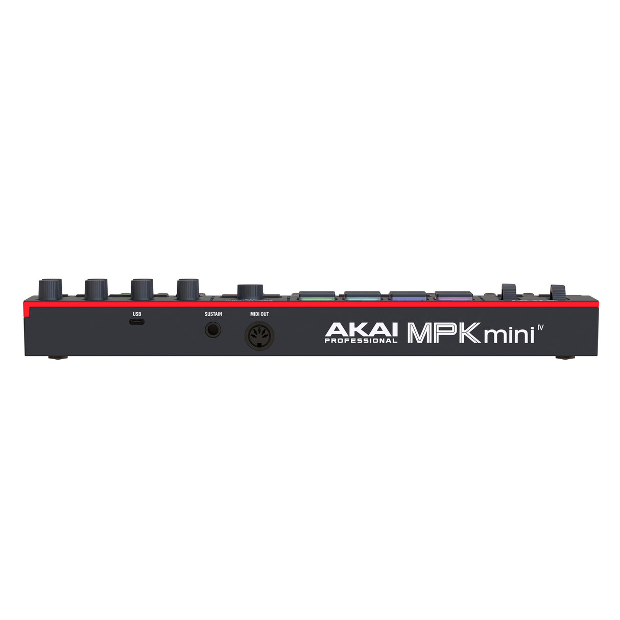 Akai Pro MPK Mini IV Compact Midi Controller - Black - Mint, Open Box