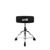Gator GP-DTH-SRD-BK Round Seat Drum Throne - Black