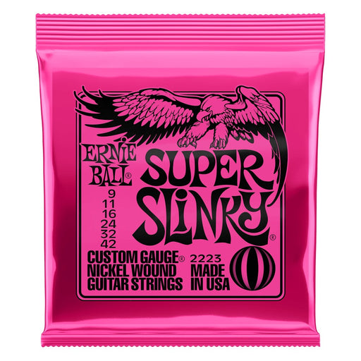 Ernie Ball Super Slinky 9-42 Nickel Wound Electric Guitar Strings