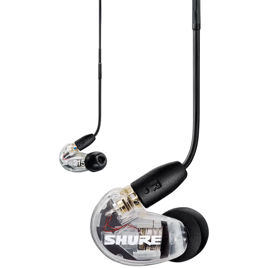 Shure SE215 Sound Isolating Earphones - Clear – Chuck Levin's