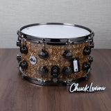 DW 8 x 14-Inch Collector's X1 Maple Snare Drum - FP Gold BOA with Black Nickel Hardware