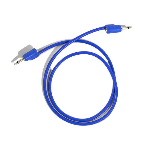 Tiptop Audio Stackcable 3.5mm Eurorack Patch Cable, Blue - 75 cm