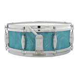 Gretsch 5" x 14" USA Custom Snare Drum - Aqua Satin Flame Nitron, 8 Lug, Micro Sensitive