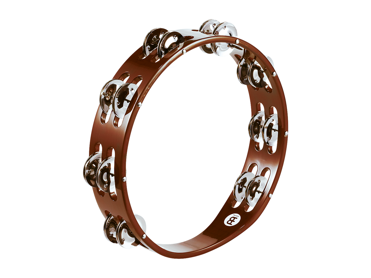 Meinl TA2AB Traditional Wood Tambourine, Steel Jingles