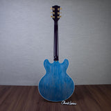Gibson Custom Shop 59' ES-335 Slim Neck Semi-Hollowbody Electric Guitar - Blue Water - #A960305