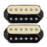 Bare Knuckle VHII Humbucker Set - Open Black/Cream Neck/Bridge