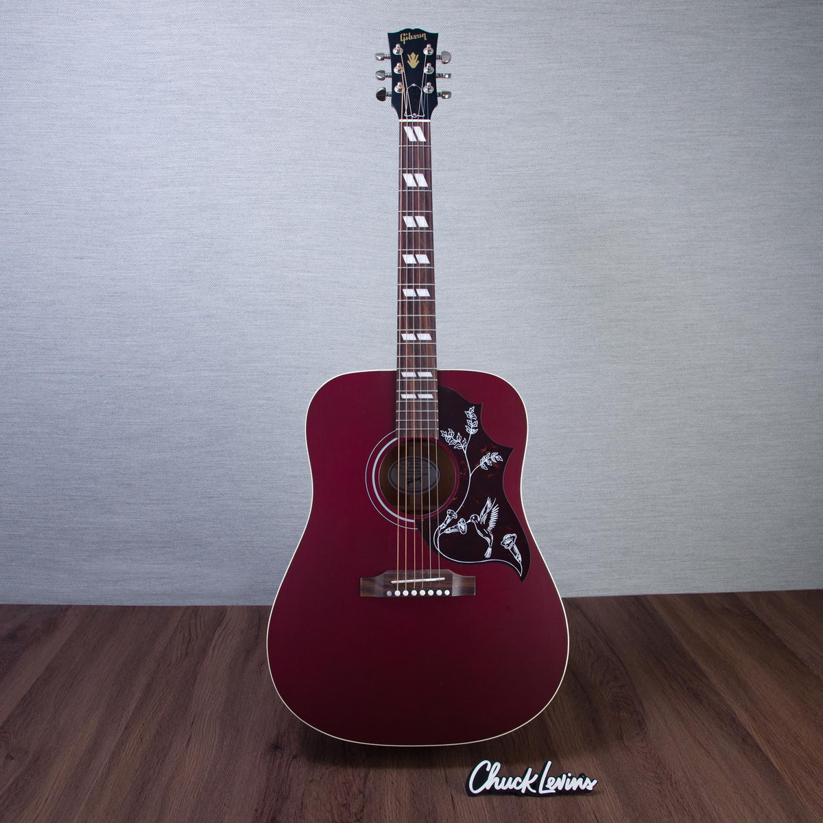 Gibson Hummingbird Special Mahogany/Sitka Spruce Acoustic Electric Guitar - Satin Wine Red - #21426036