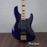 Brubaker USA Steve Jenkins JXB-4 Signature Electric Bass Guitar - Midnight Blue Gloss - #045-23