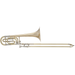 Bach 50B Stradivarius Professional Model Bb/F Bass Trombone Outfit