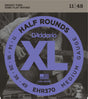 D'addario EHR370 Half Round Electric Guitar Strings, Medium, 11-49 Set