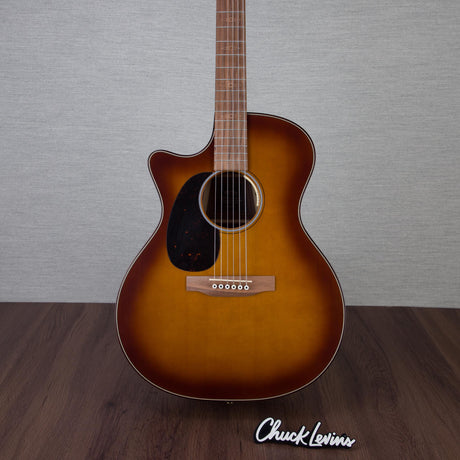 Martin GPCE Inception Maple/European Spruce Left Handed Acoustic Electric Guitar - Amber Fade Sunburst - #M2898718 - Mint, Open Box