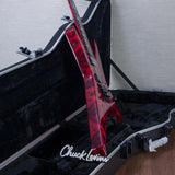 Jackson Custom Shop Warrior Electric Guitar - Snake Skin Red - #J11248