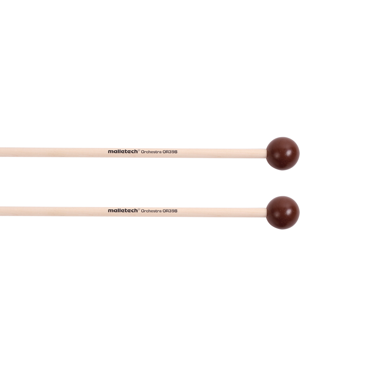 Malletech OR39 New Orchestral Series Xylophone Mallets (Pair) - Rattan