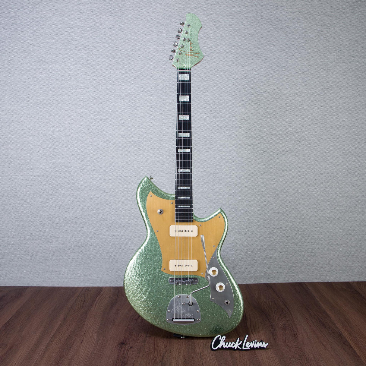Novo Guitars Serus J Electric Guitar - Coke Bottle Green Sparkle - #26724