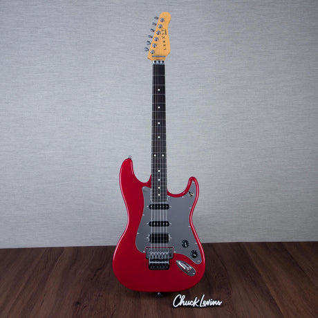 Lerxst Grace Alex Lifeson Signature Electric Guitar with Floyd Rose Signed - Red - #24310921