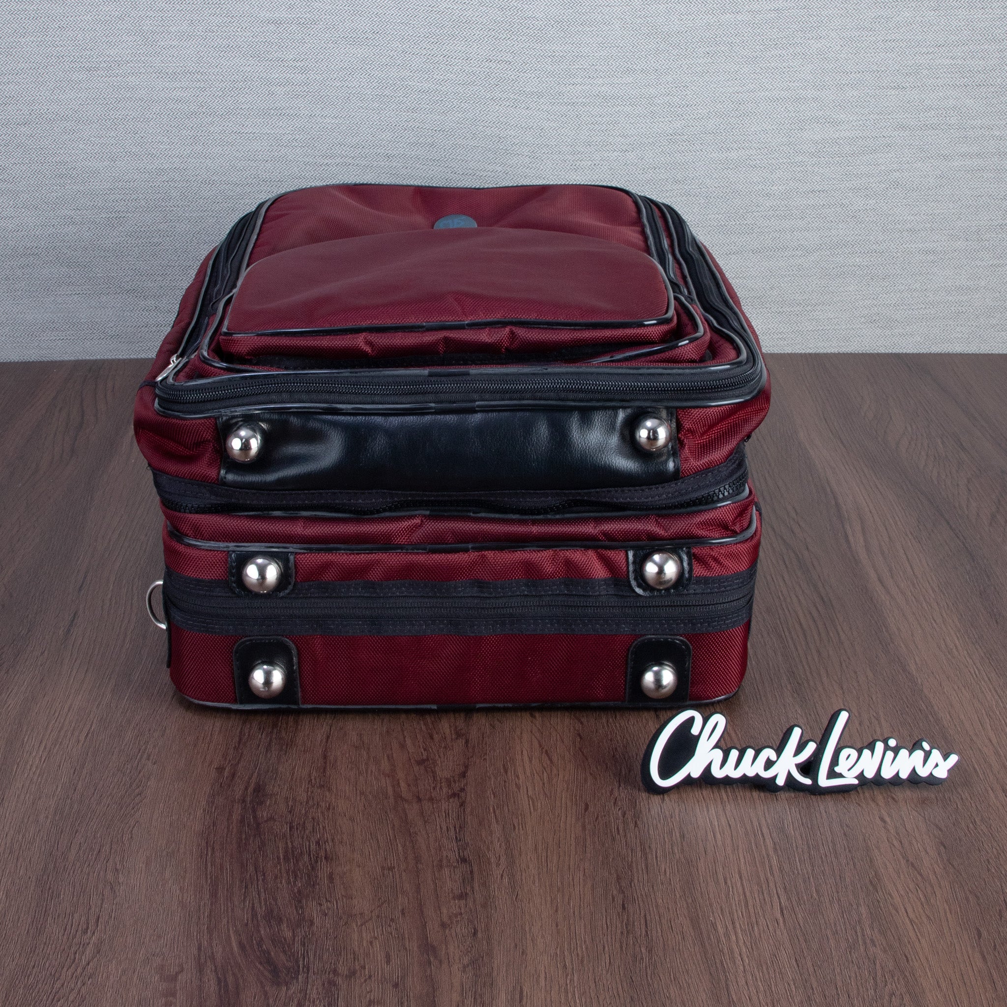 Jazz LV Plus レッド PCケース Marcus Bonna Triple Clarinet Case with Backpack Extension - Wine