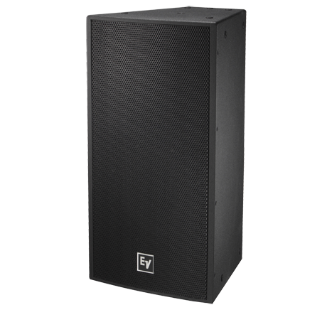 Electro-Voice EVF-1122D/66-FGB 12" Two-Way Passive Install Loudspeaker - 60°x60°, Fiberglass