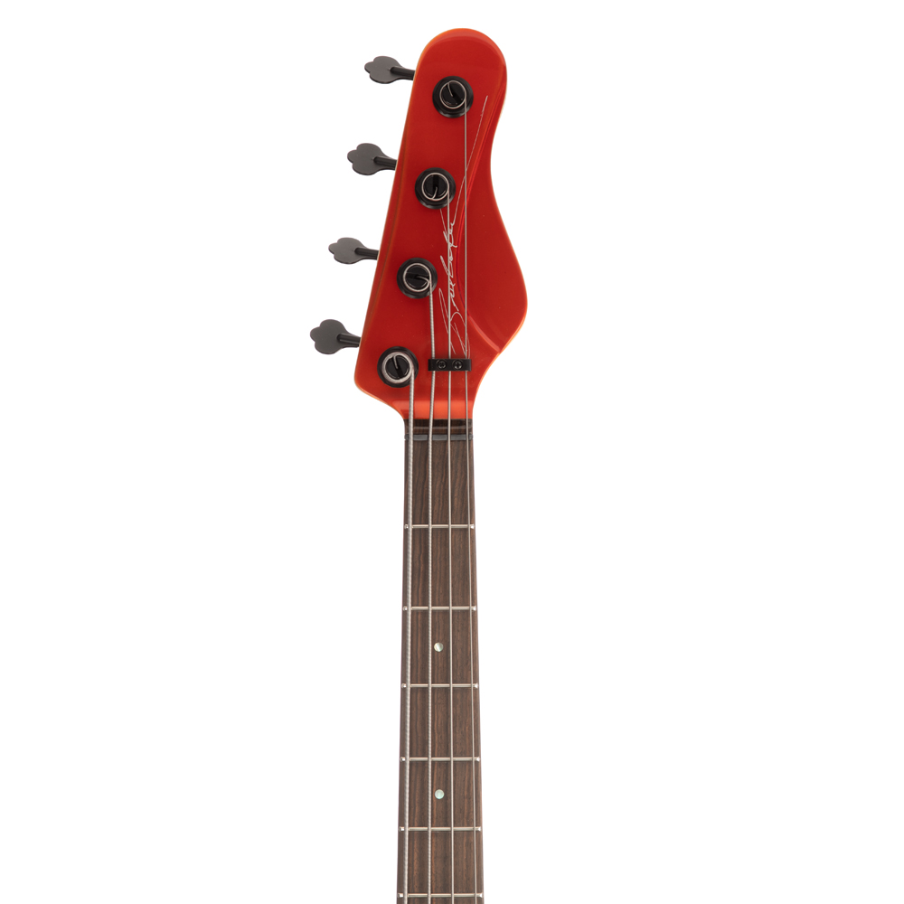Brubaker JXB-4 Standard Bass Guitar - Tangerine Metallic - New