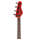 Brubaker JXB-4 Standard Bass Guitar - Tangerine Metallic - New