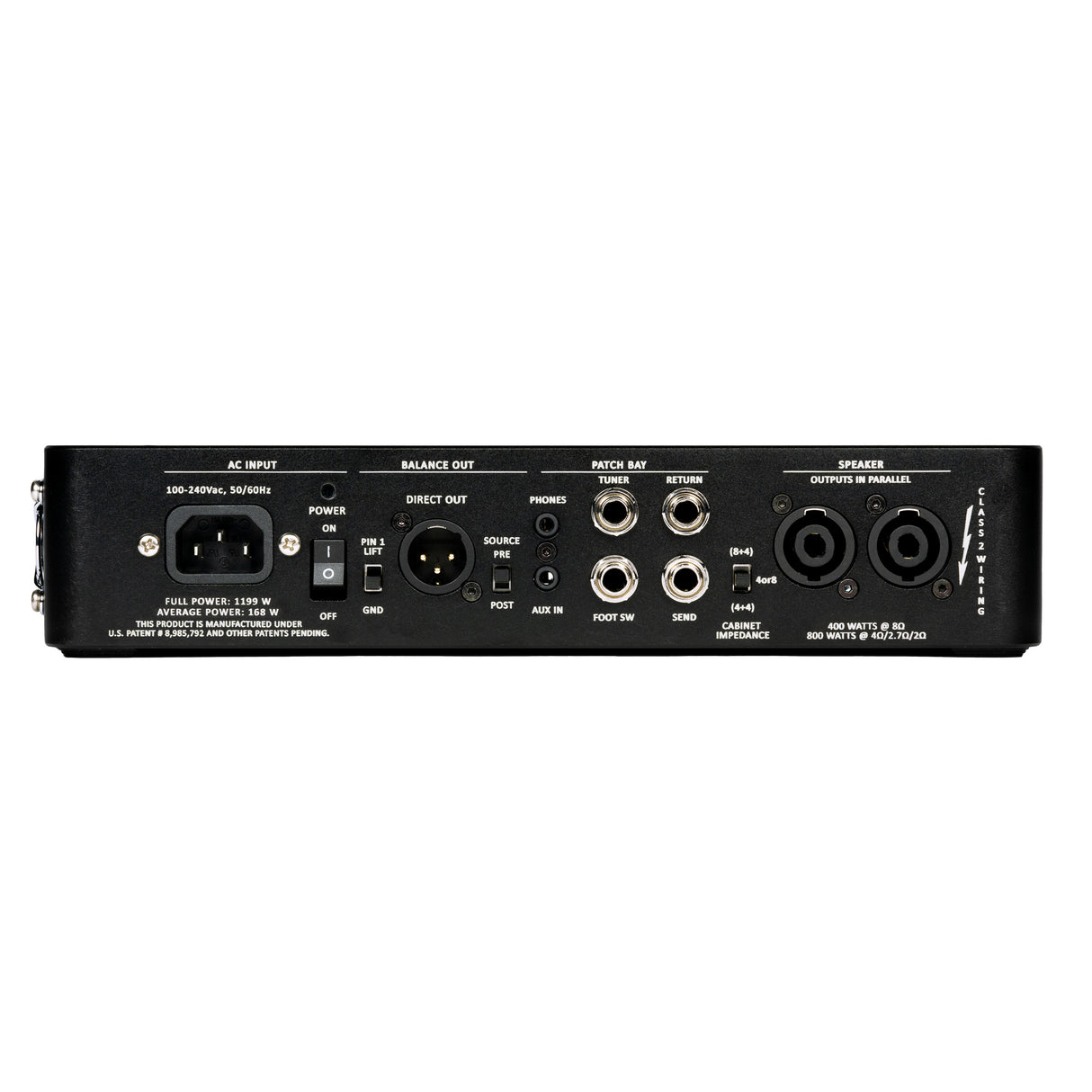 Gallien-Krueger Fusion 800S 800-Watt Ultralight Bass Guitar Head Amplifier - New