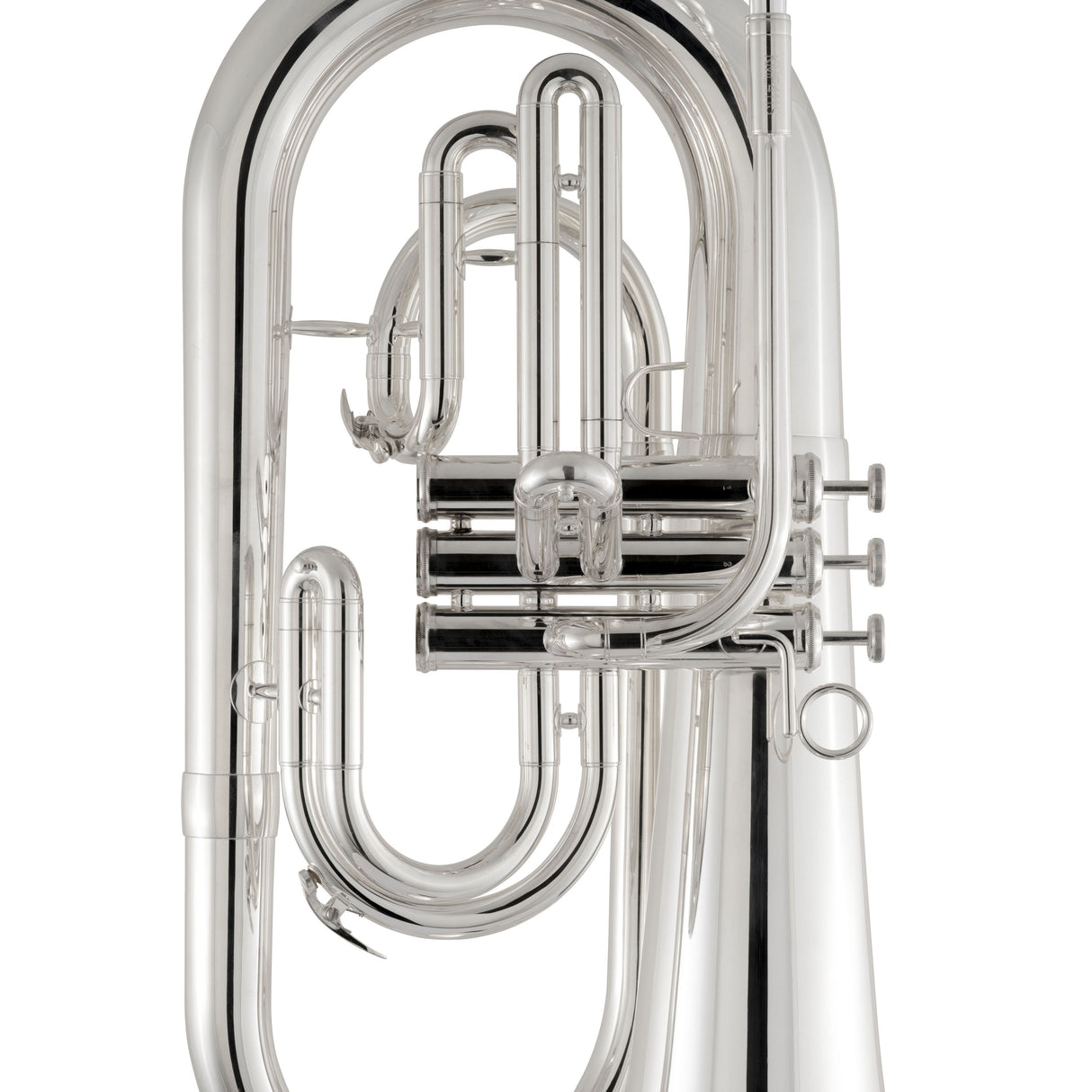 King KME411S Performance Marching Euphonium - Silver-Plated