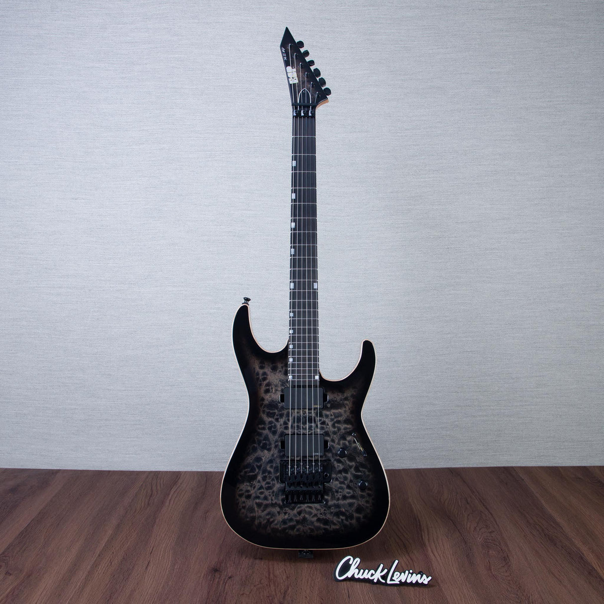 ESP USA M-II DX Electric Guitar - See Thru Black Burst - #US26097