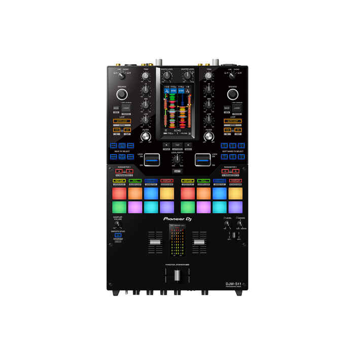 Pioneer DJ DJM-S11 Professional Scratch Style 2-Channel DJ Mixer - New