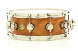 Drum Workshop 14" x 5.5" Jazz Cherry/Gum Series Snare Drum Natural Lacquer With Nickel Hardware