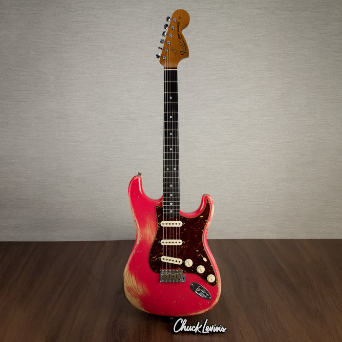 Fender Custom Shop 69 Stratocaster Heavy Relic Electric Guitar, Ebony Fingerboard - Watermelon King - CHUCKSCLUSIVE - #R126000