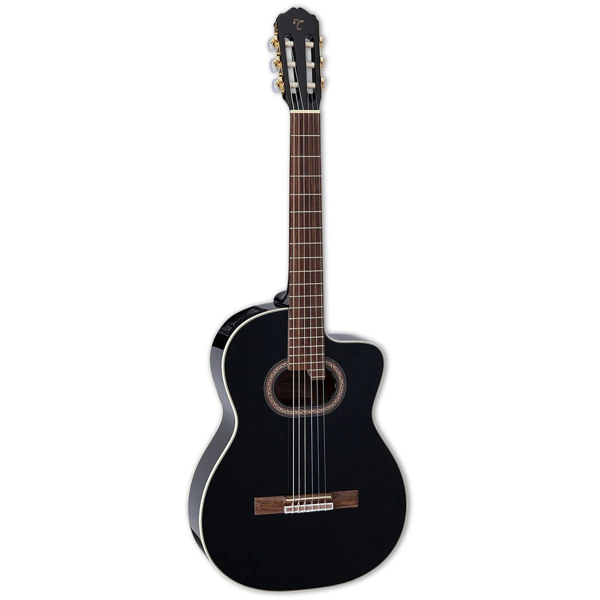 Takamine GC6CE Nylon String Acoustic Electric Guitar - Black
